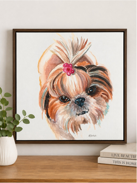 Unbranded Other - Kate & Laurel Sylvie Framed Canvas Wall Art by Jennifer Redstreake Geary